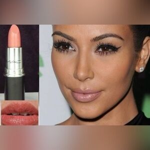 MAC Cosmetics Maximal Sleek Satin Lipstick - Light blue pink color Creme Cup